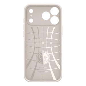 Spigen Liquid Air Suojakuori iPhone 17 Pro:lle - titaani