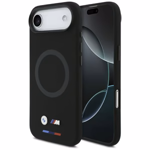 BMW M Silicon Logo MagSafe Suojakuori iPhone Air:lle - Musta