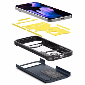 Spigen Tough Armor -suojakuori Google Pixel 9 Pro XL:lle - grafiitti