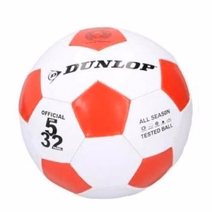 Dunlop-jalkapallo, koko 5, punainen