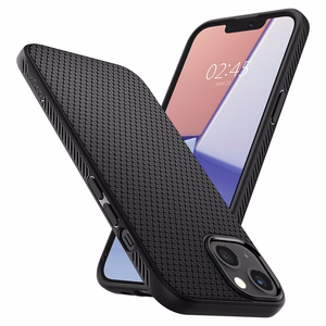 Spigen Liquid Air kotelo iPhone 13 mini - Matta musta