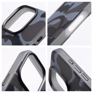 Suojakuori Samsung S25 PLUS:lle Forcell F-Protect Levels Dual Layer 4D MagSafe-yhteensopiva Military Drop-Test black camo