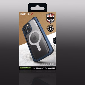 Raptic X-Doria Secure Case iPhone 14 Pro Max MagSafe panssaroitu kansi sininen