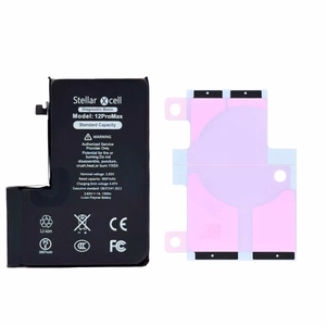 StellarXcell Diagnostic -akku Apple iPhone 12 Pro Max -puhelimeen, 3687 mAh (vakiokapasiteetti + laadukas BMS-kopio)