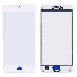 Apple iPhone 6 Plus LCD-näyttölasi kehyksellä ja OCA:lla valkoinen V2 ORG