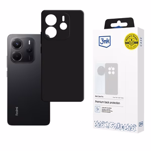 3mk Matt Case Pro Suojakuori Xiaomi Redmi Note 14 4G:lle - mattamusta