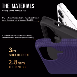 Perfectionists Triangle Case Samsung S911 S23 5G purple