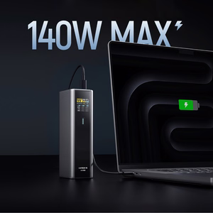 Powerbank Cuktech CKPB200UGLGR 210W 20000mAh 2 x USB-C 1 x USB-A - harmaa