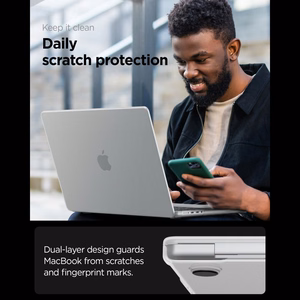 Spigen AirSkin Case for MacBook Pro 16" 2021 / 2023 / 2024 / 2025 / 2026 - Transparent Matte