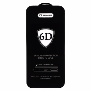 Tel Protect Full Glue 6D Karkaistu lasi Xiaomi Redmi Note 10 Pro/Note 10 Pro Maxlle musta