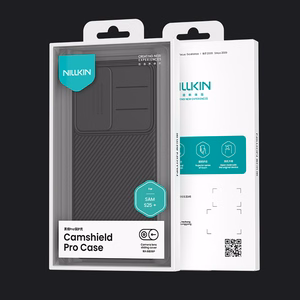 Nillkin CamShield Pro Suojakuori Samsung Galaxy S25:lle kameransuojalla - musta