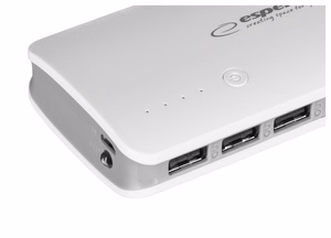 Esperanza EMP106WE Radium 8000 mAh harmaa, valkoinen