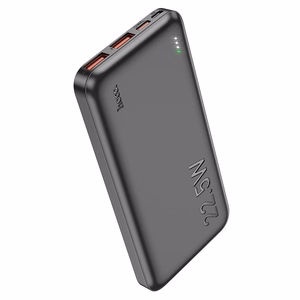 Varavirtalähde (f) Hoco 10000 mAh PD QC 3A 22,5W J101 musta