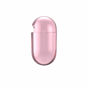 Speck Presidio Clear case for Apple AirPods 3, with Microban antimicrobial protection, Icy Pink