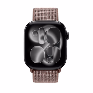 Crong Nylon Apple Watch -urheiluranneke, 38/40/41/42 mm, Smokey Mauve
