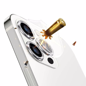 Karkaistu lasi HARD DIAMOND kameralle iPhone 14/14 Plus/16e - kultainen - 2 kpl