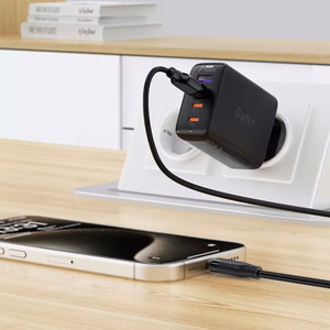 Acefast C16-04 USB-kaapeli USB-A - USB-C 1,2 m musta