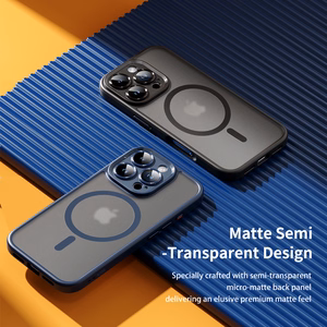 Rock Guard Touch Matte Series Magnetic Case for Iphone 16 grey