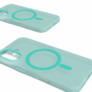 Puro Daylight MagSafe Silikoninen Suojakuori iPhone 16:lle - vihreä