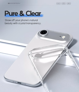Mercury Jelly Clear Suojakuori Apple iPhone 17 Pro läpinäkyvä