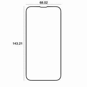 Etteri karkaistu lasi 9D iPhone 13 / 13 Pro / 14 6,1:lle