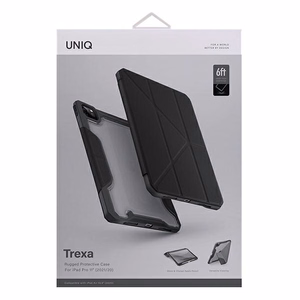 Uniq Trexa -kotelo iPad Pro 11'' 2021/2020 - musta