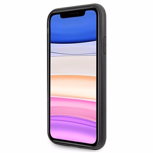 Guess 4G Triangle Collection suojakuori iPhone 11 6.1" / Xr 6.1":lle - ruskea