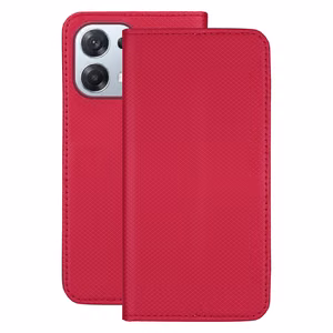 Smart Magnet -suojakuori Oppo A6 Pro 5G:lle, punainen