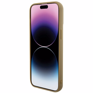 Guess Disco Metal Script Suojakuori iPhone 15 Pro Max:lle - kultainen