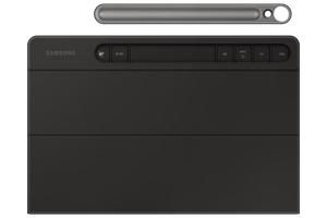 DX720UB Book Cover Keyboard Slim Samsung Galaxy Tab S9/S9 FE/S10 FE/S10 Lite, Black