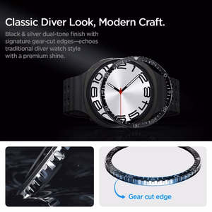 Spigen Bezel Tune Diver Samsung Galaxy Watch 8 (44 mm) musta