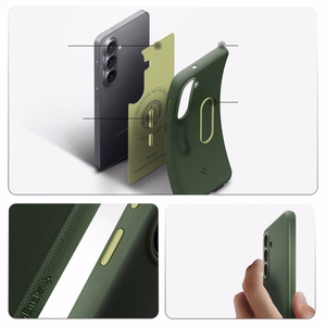 Spigen Nano Pop Mag MagSafe Suojakuori Samsung Galaxy S26:lle - vihreä