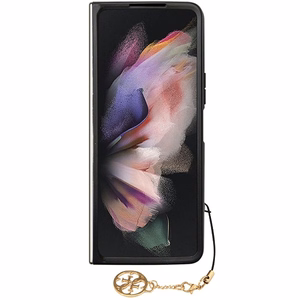 Guess Suojakuori Samsung Galaxy Z Fold 5:lle GUHCZFD5GF4GBR ruskea HC PU 4G Charm