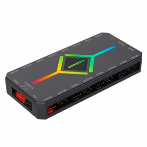 GameMax V4.0 ARGB PWM HUB BK – ARGB/PWM hub for a computer case, black