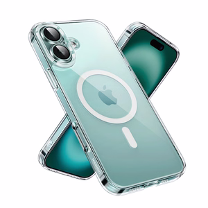 Ugreen Classy Clear Magneettinen Suojakuori MagSafe-yhteensopiva iPhone 16 Plus:lle - Läpinäkyvä
