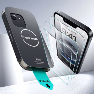 ESR UltraFit Karkaistu lasi 2-pakkaus iPhone 13 / 13 Pro / 14 / 16e / 17e:lle