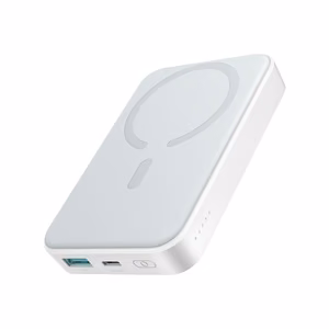 Joyroom JR-W020 20W MagSafe 10000 mAh magneettinen varavirtalähde, valkoinen