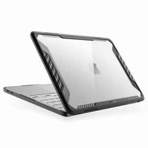 Supcase Unicorn Beetle Pro -suojakuori MacBook Neo 13" 2026 -mallille, läpinäkyvä musta