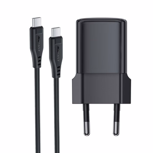 Charger Acefast A118 30W GaN USB-C + USB-C to USB-C cable 1.2m black