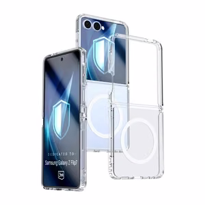 3mk Armor MagCase Samsung Galaxy Z Flip 7:lle - Läpinäkyvä