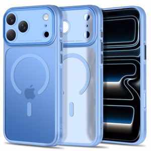 Tech-Protect MagPrime MagSafe CC suojakuori malleille iPhone 18 Pro Max / 17 Pro Max, matta vaaleansininen