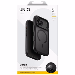 Uniq Veren Magclick Charging-suojakuori iPhone 18 Pro Max / 17 Pro Max – valkoinen