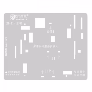 Display IC Grinding Protection Stencil for iPhone 11 / 11 Pro / 11 Pro Max