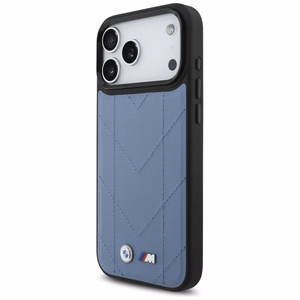BMW M Quilted Logo MagSafe Suojakuori iPhone 17 Pro Maxille - sininen
