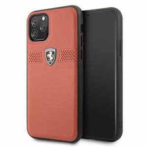 Ferrari FEOBAHCN58RE iPhone 11 Pro 5.8" punainen/punainen kovakotelo Off Track Nahka