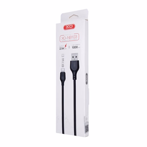 XO kaapeli NB103 USB - USB-C 1,0 m 2,1A, musta