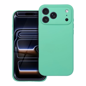Suojakuori iPhone 17 PRO MAX:lle Silikoninen 2mm mint