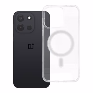 Läpinäkyvä Clear Mag Cover (MID) -suojakuori OnePlus Nord 6 / Nord CE6 -puhelimille, MagSafe-yhteensopiva