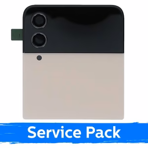 LCD-näyttö Samsung F721 Z Flip4 (ULOMPI) kehyksellä / Pink Gold / (Service Pack)