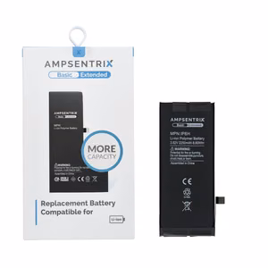 AmpSentrix Basic akku iPhone 8 (suuri kapasiteetti 2250 mAh)